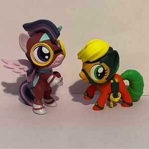 My Little Pony G4 Power Ponies Twilight + Applejack Mystery Minis Funko Hasbro